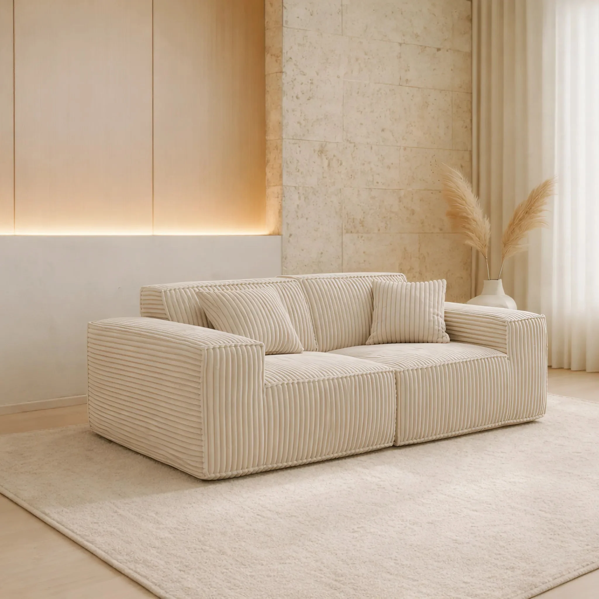 Puffy Domino Loveseat - Image 14