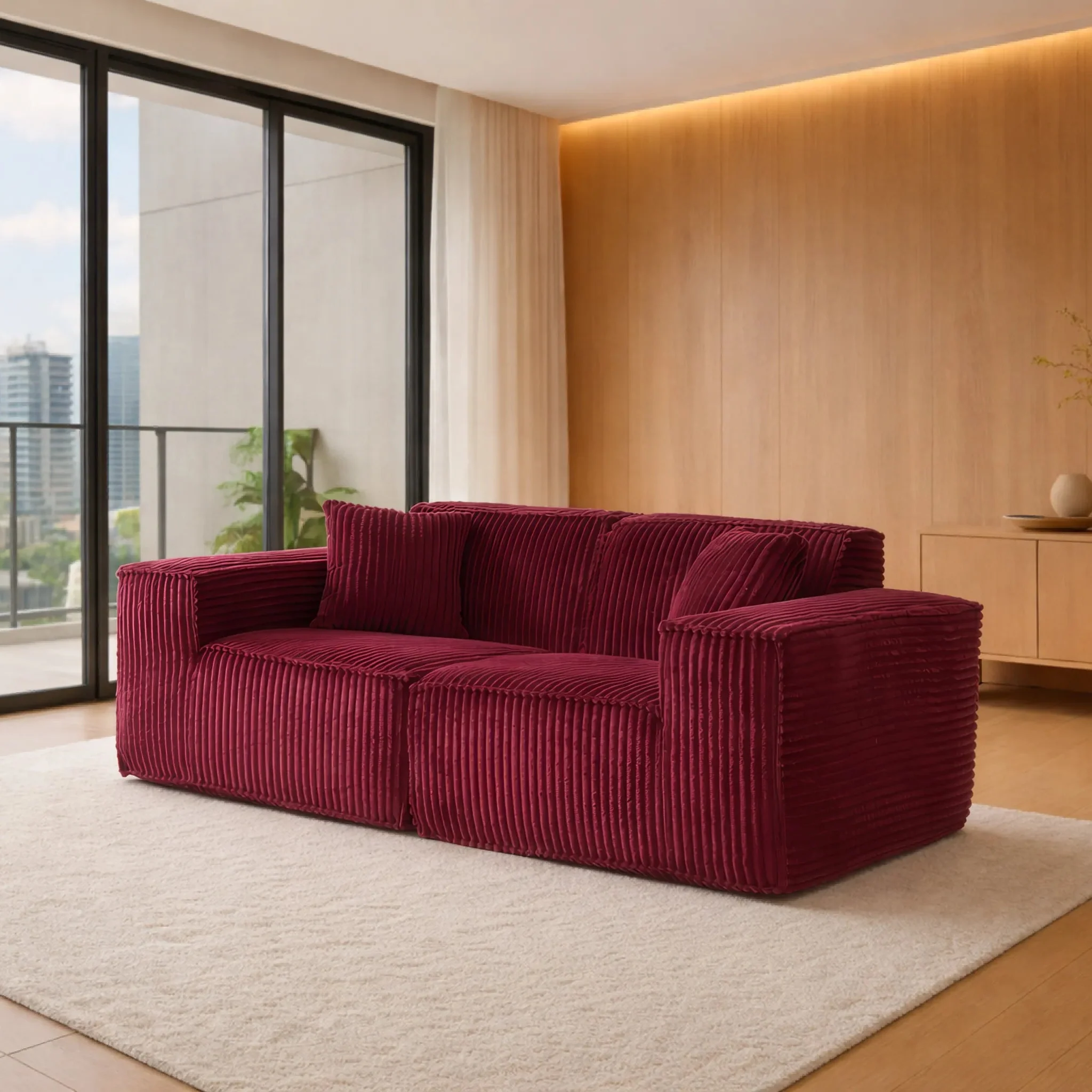 Puffy Domino Loveseat - Image 26