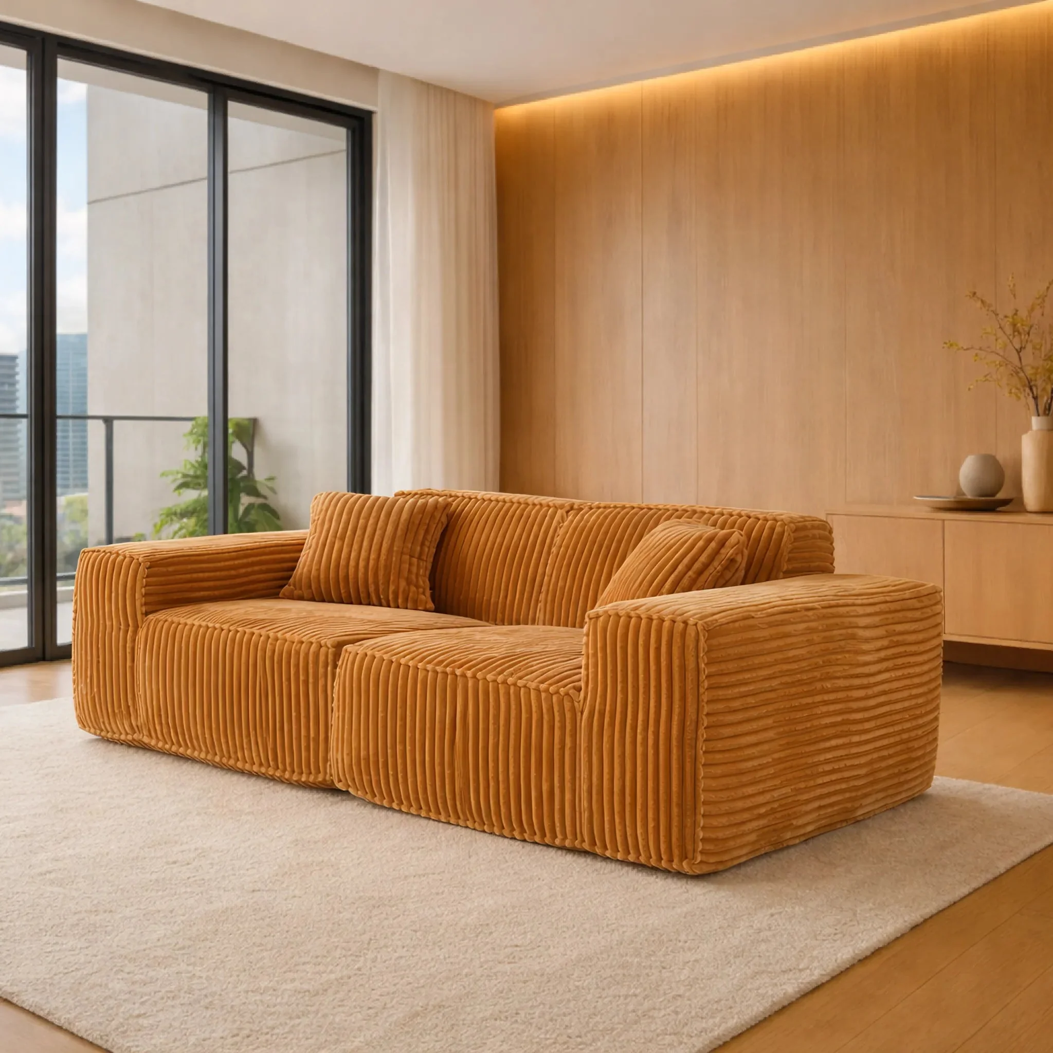 Puffy Domino Loveseat - Image 44