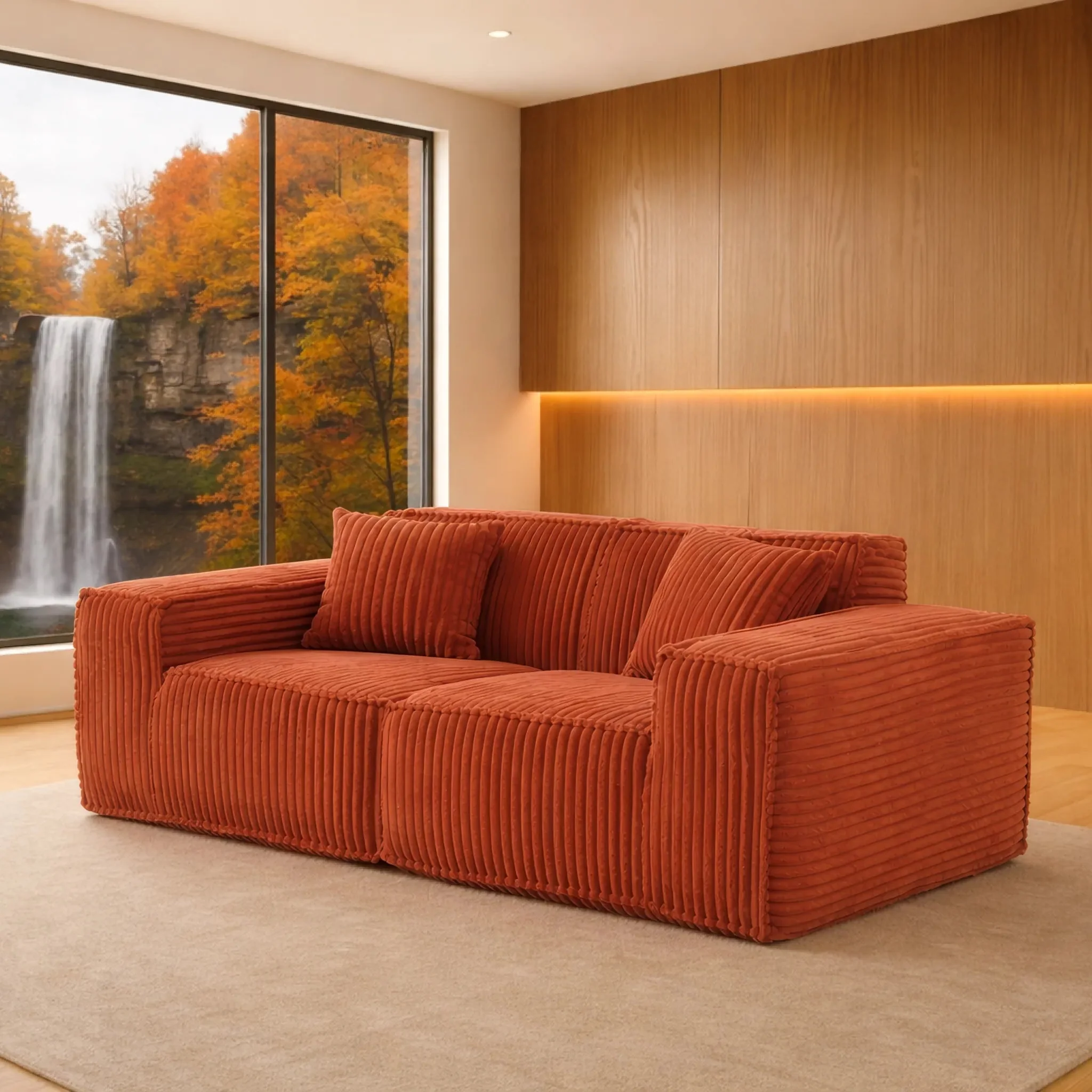 Puffy Domino Loveseat - Image 8